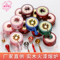 Wooden Wax Melting Furnace for Sealing Wax Stamps