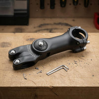 Aluminum Alloy Stem Riser Marked Scale Bike Stem Riser Adjustable Handlebar Extender Clamp Style Hex Keys Included