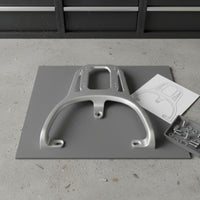 Rear Cargo Rack Heavy Duty Tail Box Bracket Solid Construction Rear Rack for Delivery Riders, Commuters, Grocery Shopping