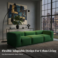 Tofu Block Sofa Nordic Aesthetic sectional Couch Minimalist design Living Room Furniture for Guest Hosts, Small Spaces, Lounge Area, Home recreation