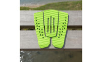 Three-Piece Surfboard Traction Pad Non-Slip Surfboard Tail Pad Grippy Lightweight for Paddleboarders