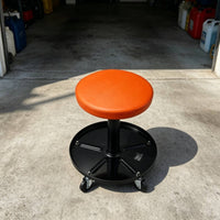 Workshop Stool with Tool Tray Padded Seat Work Seating Easy to Clean