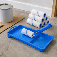 10 Pieces Sponge Paint Roller Set High Density Mini Paint Roller Set Smooth Finish House Painting Supplies