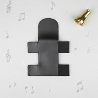Sweat-Absorbent Brass Instrument Easy Installation Leather Brass Instrument Grip for Marching