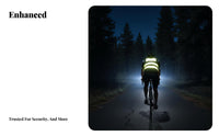 Reflective Safety Vest Full-Circle Protection High Visibility Vest Lightweight for Security Guards, Parking Lots, Warehouses
