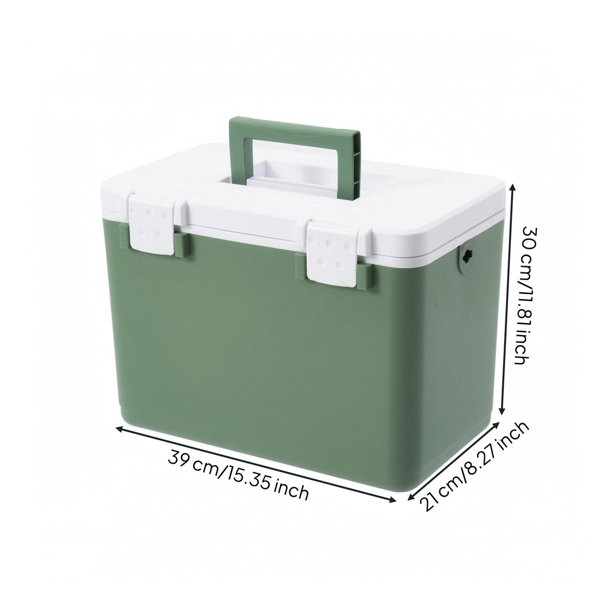 Insulated Insulated Container Carry Handle Portable Ice Chest Easy to Clean Travel Equipment