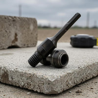 Threaded Conversion Shaft Interchangeable Power Tool Adapter Shaft Insert Shank Adapter Black Portable