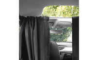 2 Pieces Light Blocking Blackout Partition Curtain Easy to Install Car Blackout Divider Sun Shade Front Rear Seat Partition Sunshade for Van, Rv, Camping, Travel