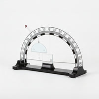 Foldable Optical Reflection and Refraction Demonstrator Graduated Light Reflection and Refraction Demonstrator Visible Optical Experiment Apparatus Portable for Teachers, Students, Schools, Classroom, Science Class