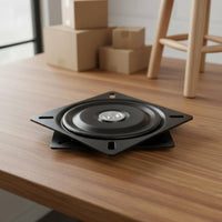 360 Degree Swivel Base Smooth & Quiet Rotation Turntable Swivel Base High Load Capacity Rotating Bearing Plate for Furniture Makers, DIY Enthusiasts