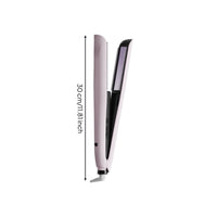 Steam Hair Straightener Wide Plate Hair Straightener with Comb Steam Straightening Brush Anti-Frizz Heated Straightening Brush