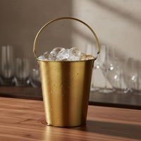 Sturdy Construction Fried Chicken Container Portable Stainless Steel Snack Container Multi-Purpose for Restaurants, Bar