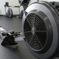 Air Rowing Machine Heavy-Duty Air Rower Rowing Machine with Flywheel Ergonomic Fitness Equipment Professional for Athletes