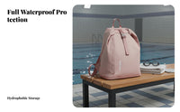 Dry Wet Separation Backpack Gender-Neutral Design Waterproof Swimming Backpack Large Capacity Fitness Rucksack for Swimmers, Beach, Outdoor Activities