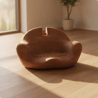Meditation Cushion Ergonomic Floor Cushion with Backrest Posture-Supporting Cushioned Mat for Meditators
