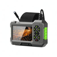 IP67 Water Resistant Industrial Endoscope 4.3-Inch IPS Display Display Industrial Endoscope Camera Rigid Rod Borescope Type-C Charging for Automotive Repair