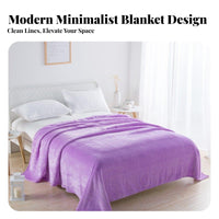 All-Season Coral-Textured Fleece Blanket Lightweight Plush Fleece Cover Machine cleanable Bedding Skingentle for Children, Gift Givers, Bedroom, Dorm Room, Office, Camping