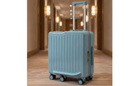 Sit-on Suitcase Hardshell Sit-on Luggage Suitcase with Wheels Hard-Shell Trolley Case 6-Wheel for Children, Travel, Airport