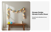 Easter Egg Light Garland Festive Atmosphere Macaron Color Egg Lights Romantic Easter Decoration for Kids, Homeowners, Indoor, Wall Decor