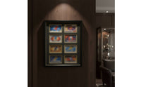 Hardwood Wood Collection Frame Dustproof Trading Card Display Frame Home Decor High-Clearness Cover for Office