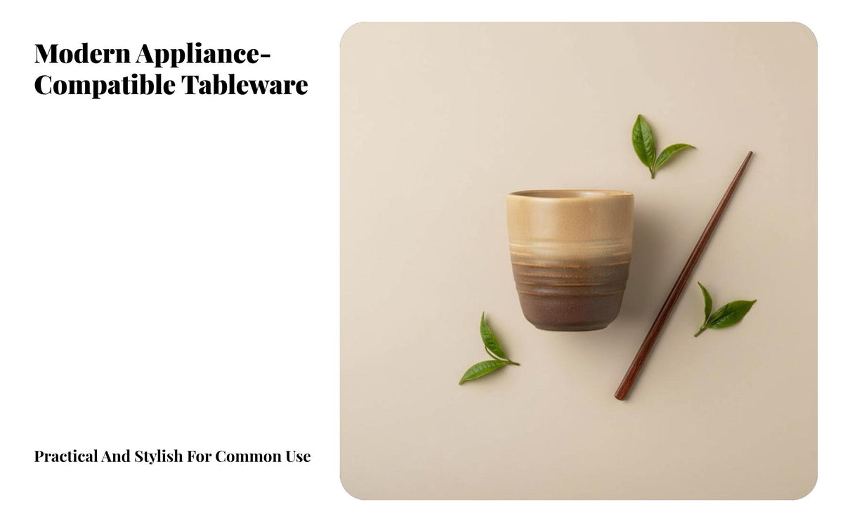 Japanese Ceramic Dinnerware Set, Retro Wabi-Sabi Moon Series, Bowl Plate Mug Tableware