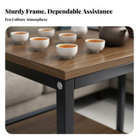 With Wheels Rolling Sofa Side Cabinet 360° Rotating Casters 3-Tier Rolling Table Multi-Functional Living Room Furniture Space-Saving Design for Apartment Dwellers, Homeowners, Students, Balcony, Small Areas, Bedroom, Home Office