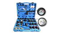 28 Pieces Coolant Pressure Test Set Wide Compatibility Vacuum Radiators Tester Molded Carrying Case Cooling System Purge Tool for Garage