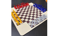 Chess Set 49 Mm King Height 4 people Chess Set Portable for  Tabletop
