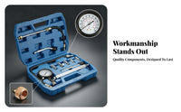 Engine Compression Tester Kit Hinged Lid Cylinder Pressure Gauge Kit Cylinder Pressure Tester pairedScale for Garage