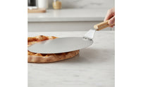 Pizza Peel with Wooden Handle Round Pizza Peel Easy to Clean for Pizzaiolos, Pizzerias