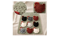 Crochet Egg Gathering Apron Farmhouse Crochet Egg Collecting Apron Openwork for Rural Farm, Home