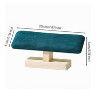 Crossbar Bracelet Display Stand Nordic   Jewelry Stand Hand Polished Wooden Base Bracelet Display for Store Counter, Dresser Top