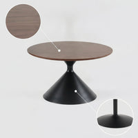 Round Side Table Minimalist Sculptural Side Table Modern Furniture for Living Room, Reading Corner