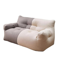 Bean Bag Sofa, Nordic minimalist design, double seat, expanded polystyrene filling, removable cover, ideal for small apartments, bedrooms, balconies, leisure.