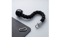 Tricep Pushdown Rope Large Rubber Ends Bicep Flex Rope Portable for Bodybuilders