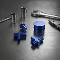 PCV Reroute Kit with Plug Direct Fit PCV Reroute Fitting Block off Plug Precision-Machined Automotive Part Leak-Proof