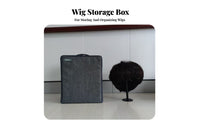 Dustproof Foldable Hairpiece Storage Box Portable Hairpiece Storage Box for Cosplayers, Performers, Home Organization, Bedroom