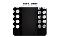Rustic Minimalism visual appeal Arched Panel Folding Screen Foldable Design 4-Panel Divider Freestanding Space Separator Privacy solution for homeowners, Office Workers, Students, Entrymethod, Studio Apartment, Bedroom