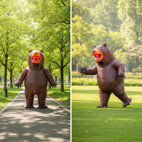 Inflatable Bear Costume Full Body Bear Character Costume Oversized Inflate Jumpsuit for Adults