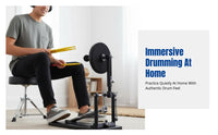 Mute Bass Drum Practice Pad, Quiet Foot Pedal, Portable Bass Drum, Drum Kit, Home Practice Set