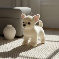 Walking Dog Stuffed Pet Birthday Gift Realistic Dog Doll Lifelike