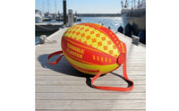 Nylon Inflatable Towable Tube Heavy-Duty Inflatable Tube Water Toy for Boating, Lake
