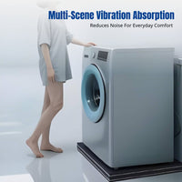 Noise Reduction Pad, Upgraded Anti-Vibration Mat, 65mm Thick, Soundproof, Impact Absorption, for Washing Machine, Refrigerator
