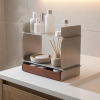 Drawer Base Display Rack Flat Shelves Shelf Organizer Side Panels
