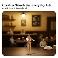 1:64 Scale People Figure Creative Gift 1:64 Scale People Figurine Miniature Person Model Realistic Features