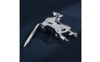 Drum Clamp with L-Rod Chrome Drum Mounting Clamp Adjustable Mount for Percussionists
