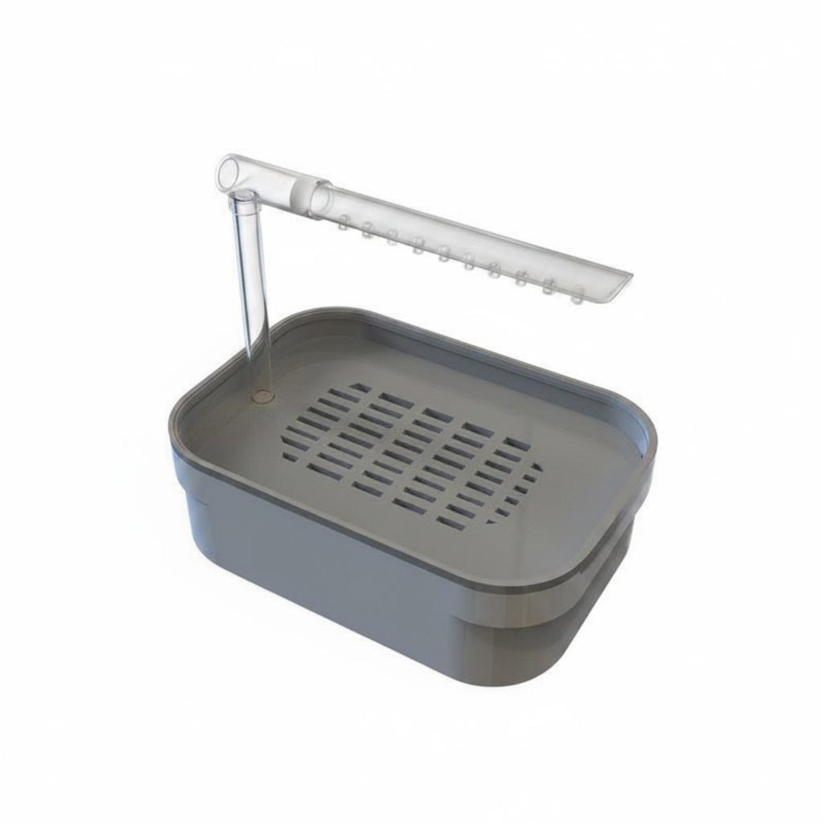 USB Powered Automatic Bird Shower Tub Easy to Install Parrot Bath Basin Plastic for Parrots, Lovebirds