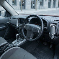 Center Console Cup Holder Insert Easy to Install Car Cup Holder Insert Clip-in Stable for Commuters, Road Trips