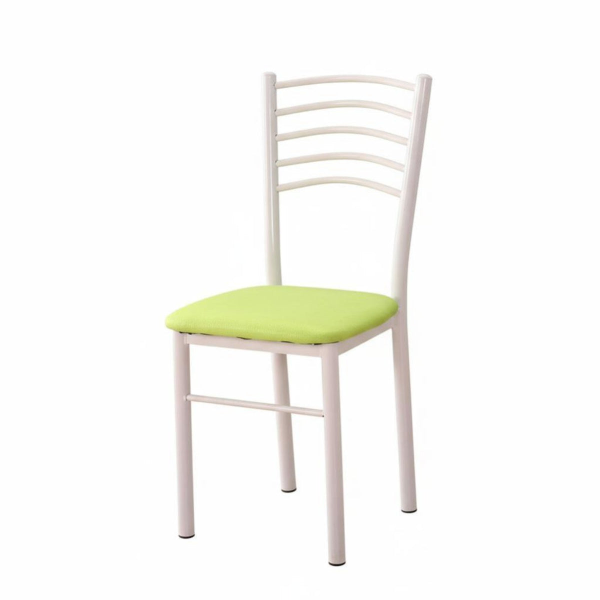 Minimalist Design Padded Seat Metal Chair Modern Design Household Furniture Comfortable Backrest Armless for Homeowners, Restaurant Owners, Event Planners, Dining Room, Hotel, Kitchen, Cafe