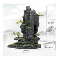 Aquatic Pet Aquarium Mountain View Stone Provides Hiding Spots Aquarium Rockery